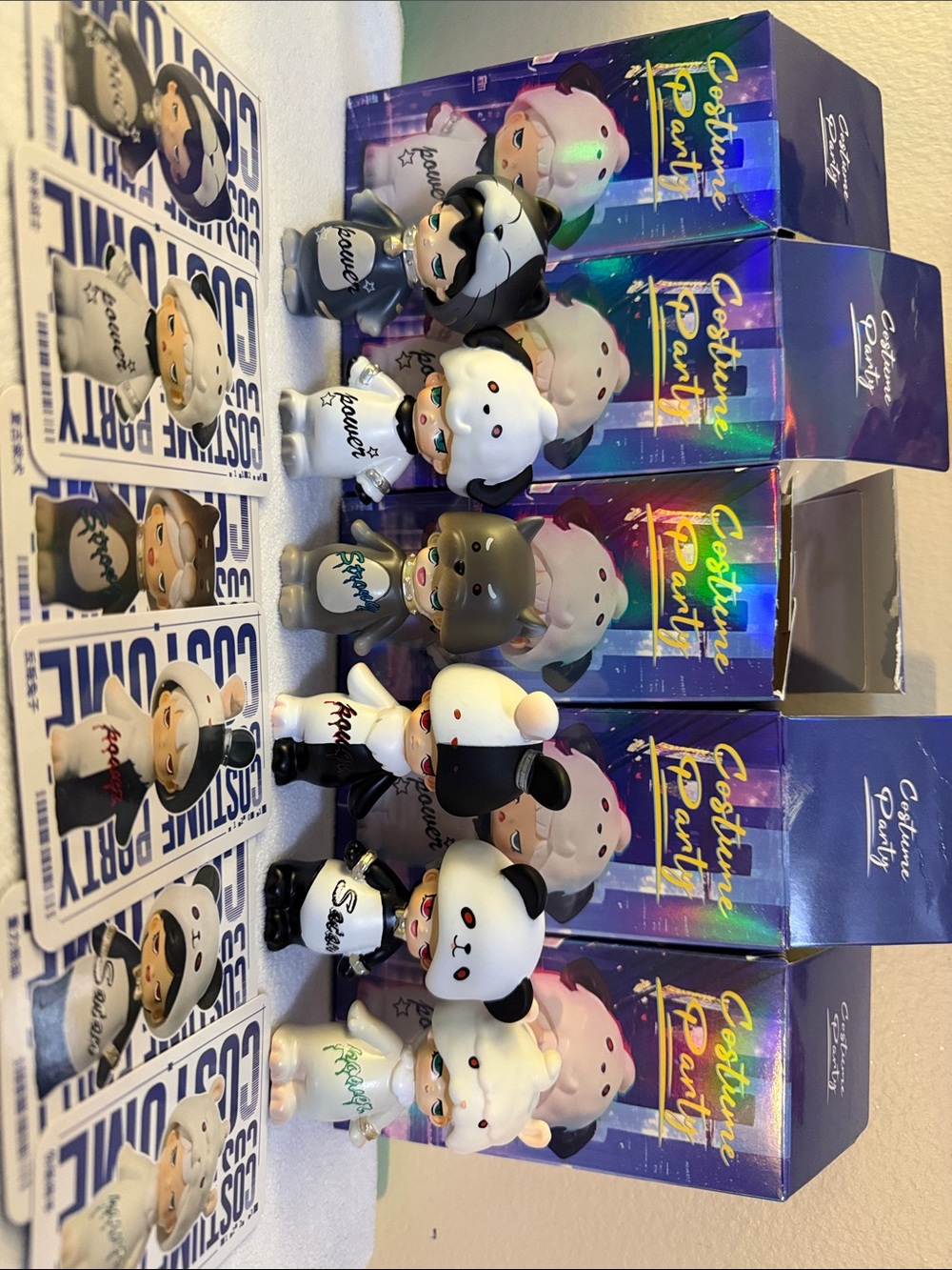 Costume Party Vinyl Figure Blind Box Set - Multi Color Panda & Characters